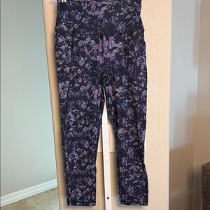 Gottex Women’s Yoga/Training legging with side pockets Blk multi xs